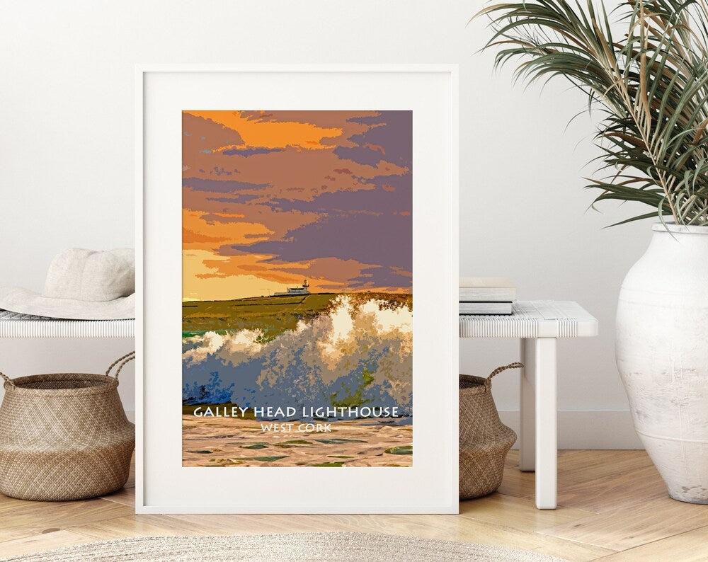 Galley Head Lighthouse | Clonakilty | West Cork | Colourful Artistic Photographic Print