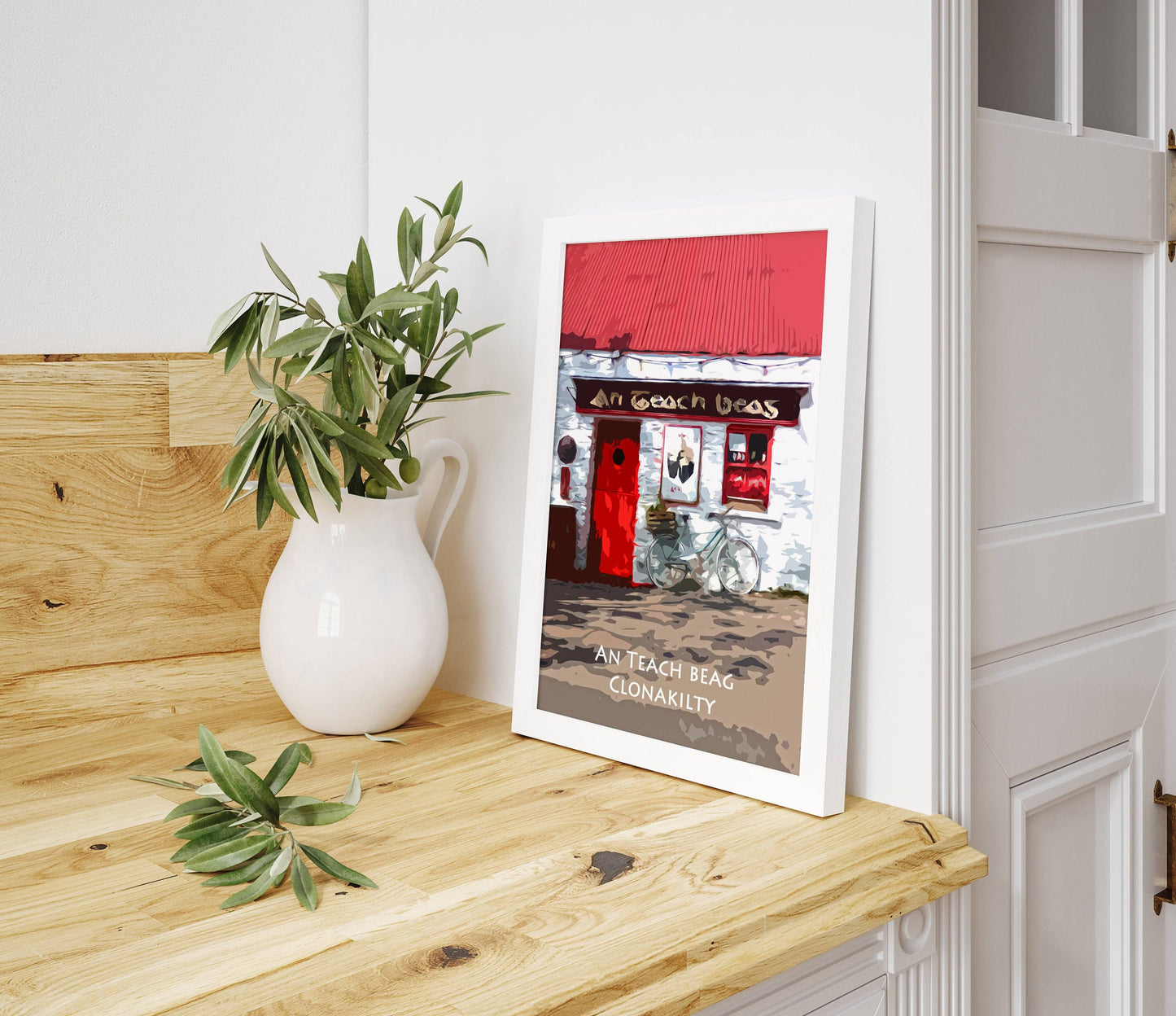 An Teach Beag Pub Clonakilty | Colourful Print in mount | West Cork |