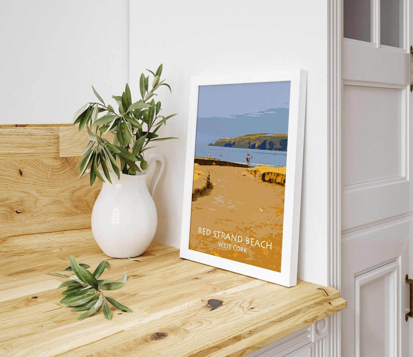 Red Strand Beach | West Cork | Colourful Print