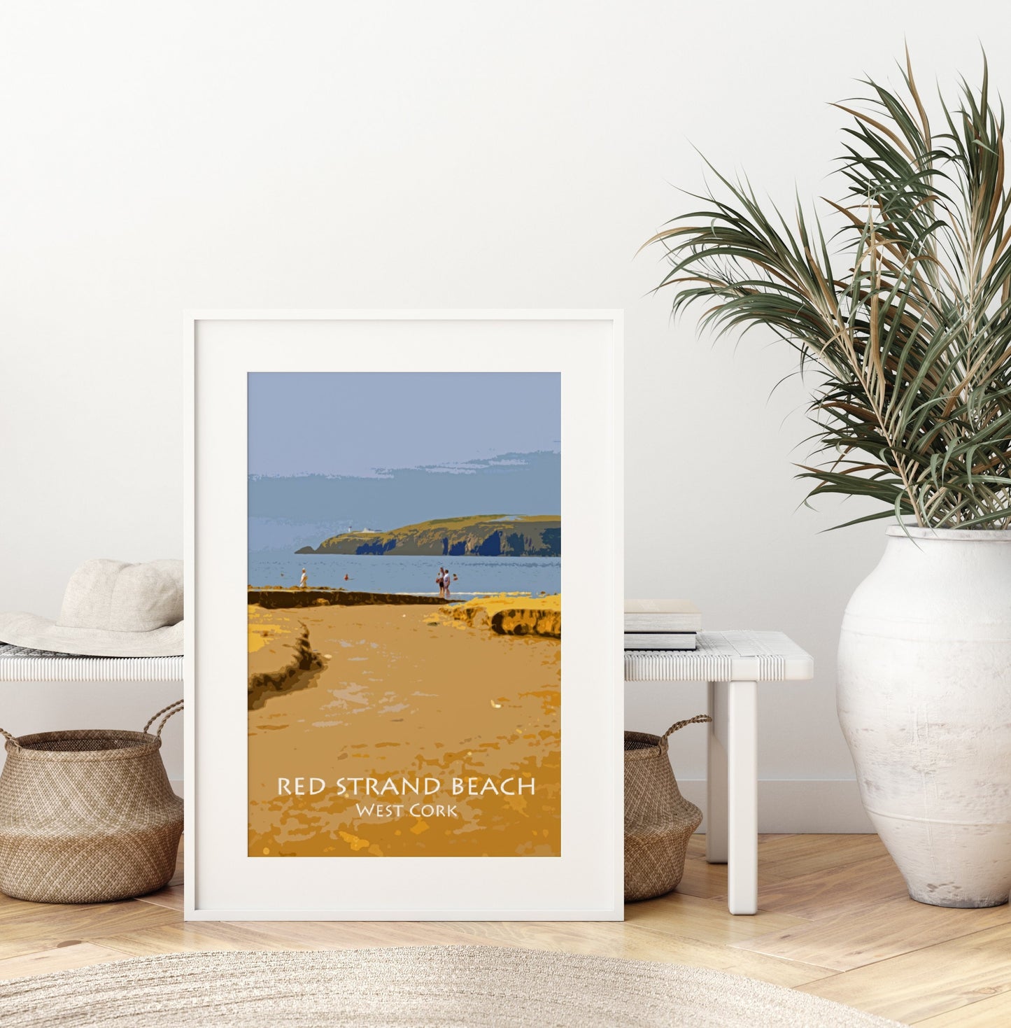 Red Strand Beach | West Cork | Colourful Print