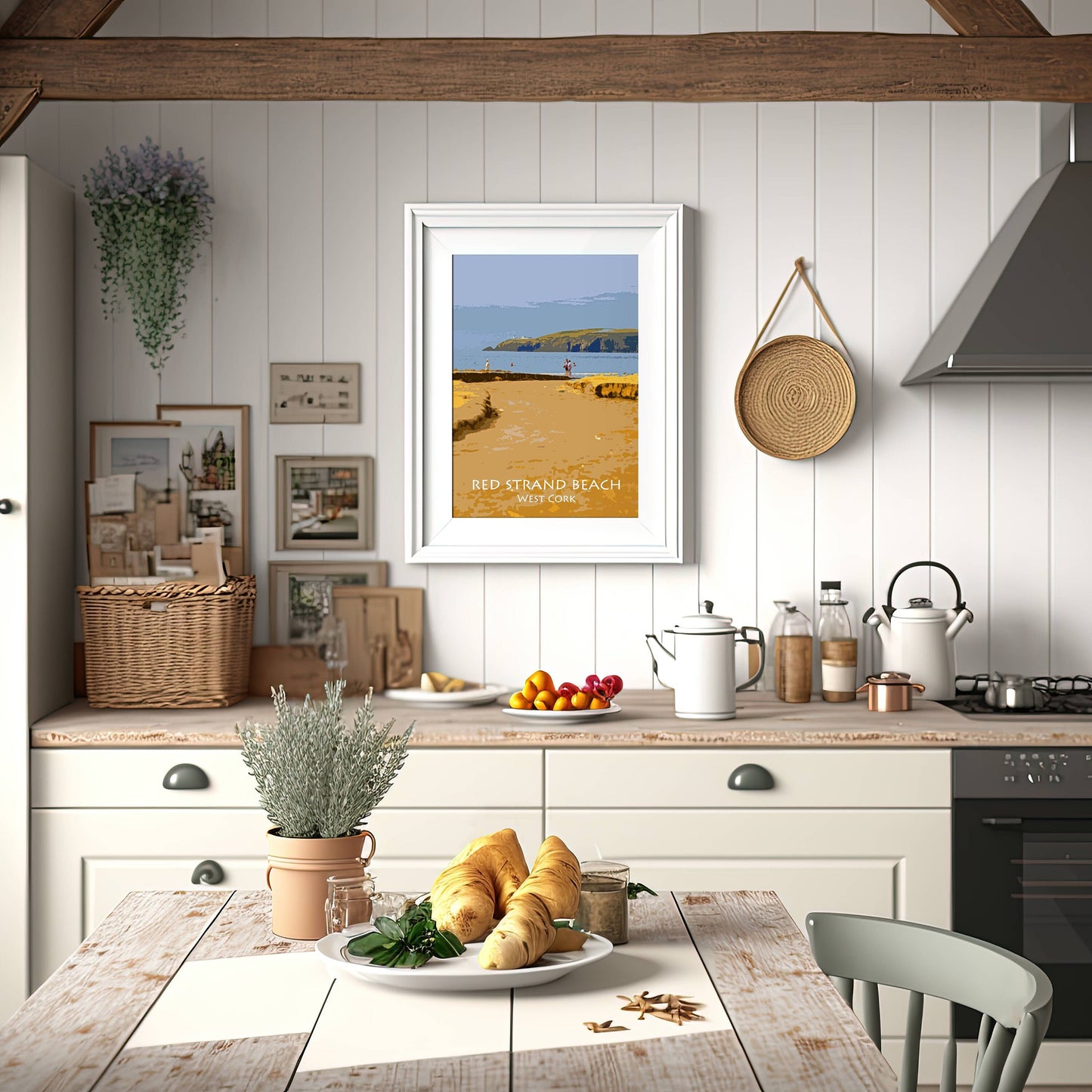 Red Strand Beach | West Cork | Colourful Print