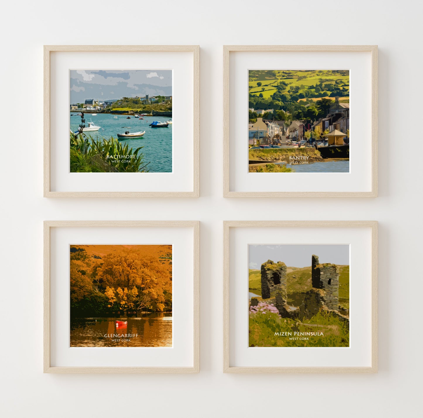 Mini Framed Prints | West Cork Prints | Square Prints