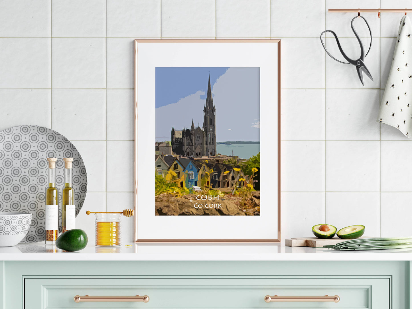 Cobh Cathedral | East Cork | Colourful Artistic Photographic Print