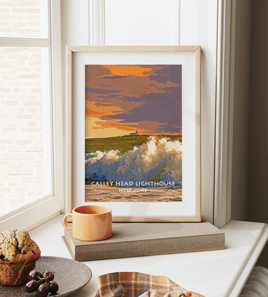 Galley Head Lighthouse | Clonakilty | West Cork | Colourful Artistic Photographic Print