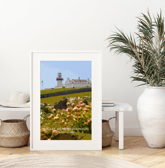 Galley Head Lighthouse-Sea Thrift | West Cork | Artistic Photographic Print