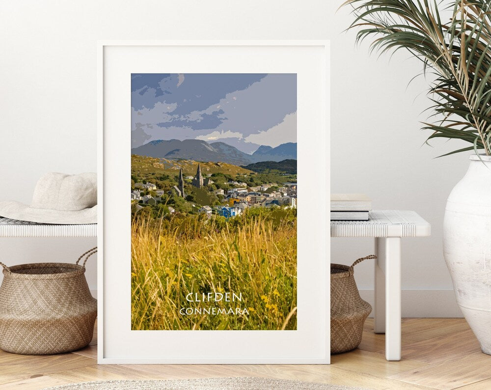 Clifden Town | Connemara | Galway | Colourful Photographic Artistic Print