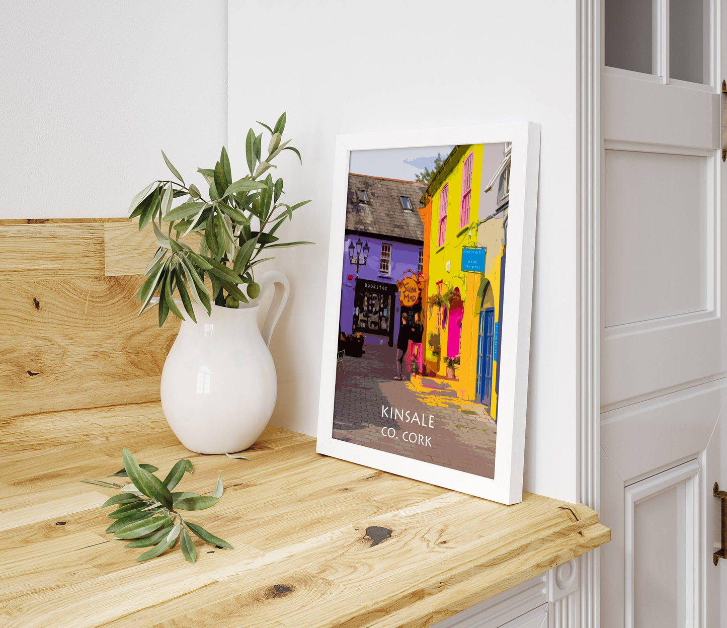 Colourful Kinsale | Artistic Photographic Print in mount