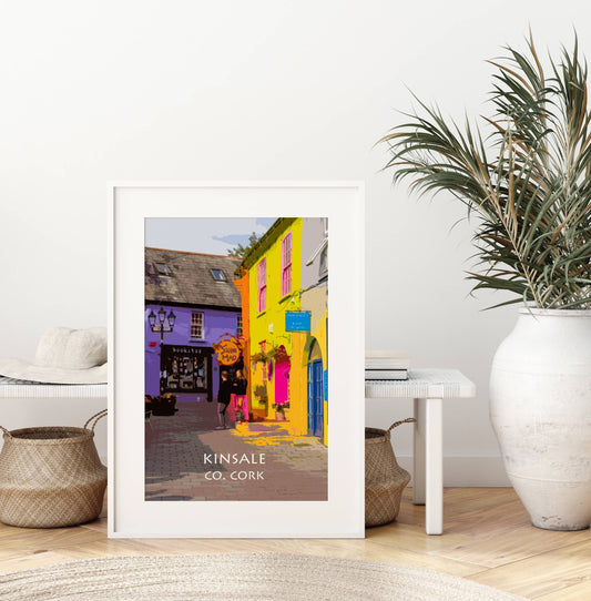 Colourful Kinsale | Artistic Photographic Print in mount