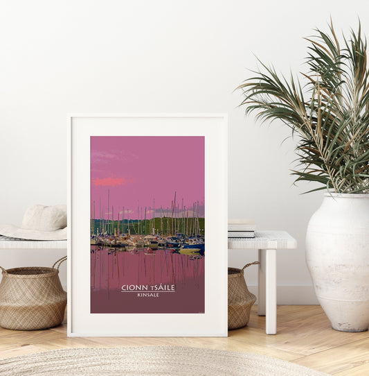 Cionn tSáile | Kinsale Harbour | Looking to the harbour| Colourful Artistic Photographic Print