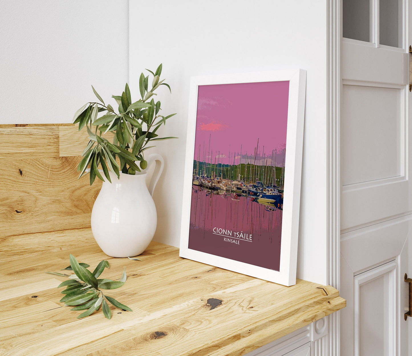 Cionn tSáile | Kinsale Harbour | Looking to the harbour| Colourful Artistic Photographic Print