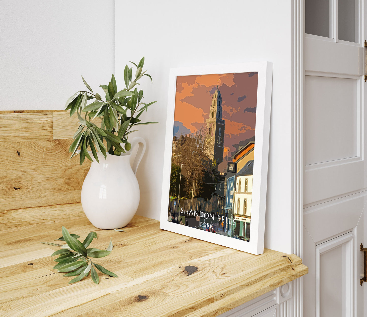 The Shandon Bell Tower | Cork City Print | Colourful Print