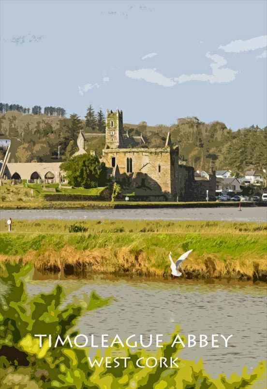 Timoleague Abbey | West Cork | Colourful Artistic Photographic Print