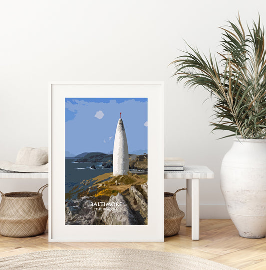 The Beacon | Baltimore, West Cork | Looking over to beautiful Sherkin Island | West Cork Print