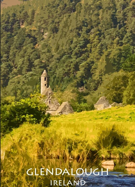 Glendalough | Wicklow | Colourful Photographic Artistic Print