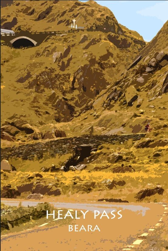 Healy Pass | Beara Peninsula | West Cork| Colourful Photographic Artistic Print