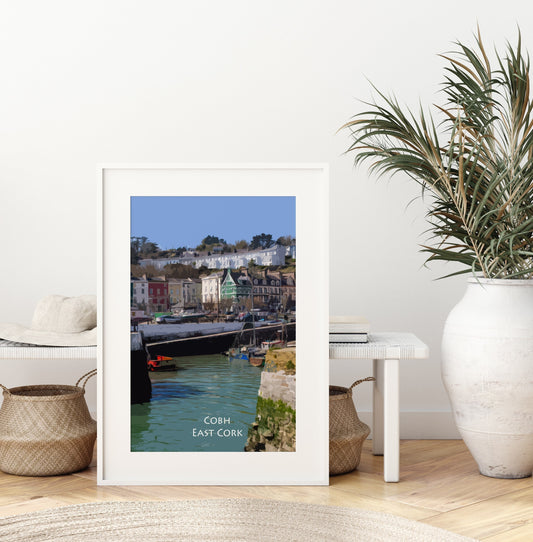 Cobh Harbour | East Cork | Colourful Artistic Photographic Print