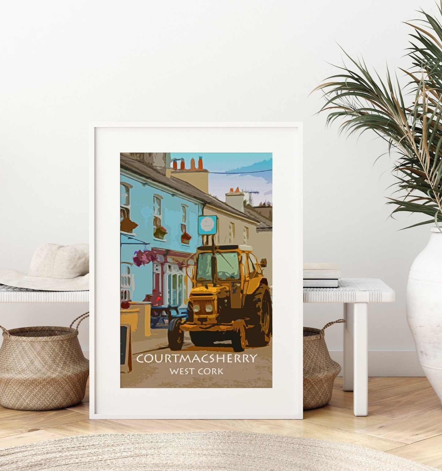 Courtmacsherry | Tractor at the Lifeboat Inn  | Colourful Artistic Photographic Print